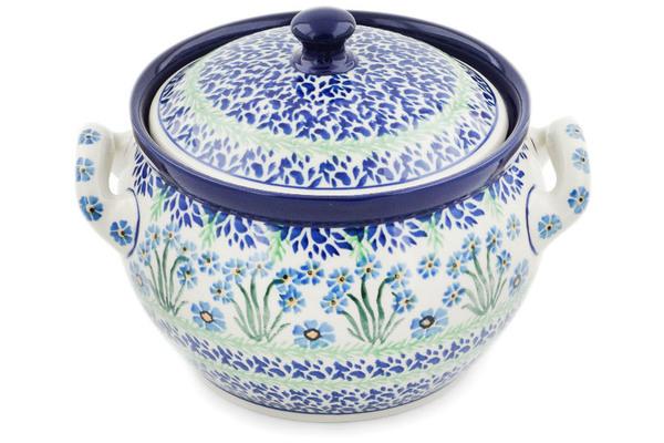 Tureens | Ceramika Artystyczna Tureen 55 oz Blue April Showers Serving Dishes Ceramika Artystyczna