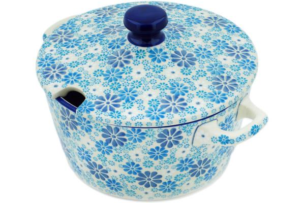 Tureens | Ceramika Artystyczna Tureen 71 oz Floating Flowers UNIKAT Serving Dishes Ceramika Artystyczna