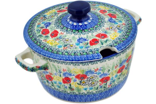 Tureens | Ceramika Artystyczna Tureen 71 oz Polish Garden UNIKAT Serving Dishes Ceramika Artystyczna