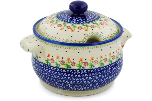 Tureens | Ceramika Bona Tureen 116 oz Spring Flowers Serving Dishes Ceramika Bona