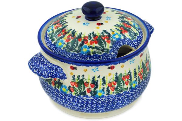 Tureens | Ceramika Bona Tureen 116 oz SpringGarden Berries UNIKAT Serving Dishes Ceramika Bona