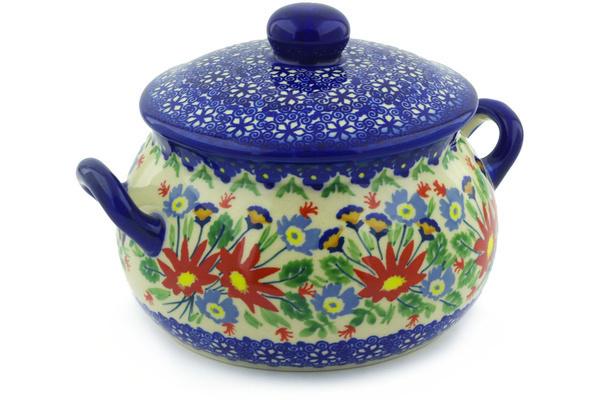 Tureens | Manufaktura Tureen 39 oz Folk Flowers UNIKAT Serving Dishes Manufaktura