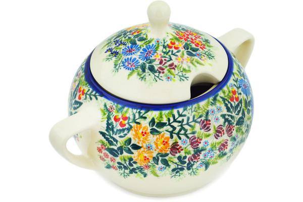 Tureens | Stara Fabryka Tureen 81 oz Floral Abundance UNIKAT Serving Dishes Stara Fabryka