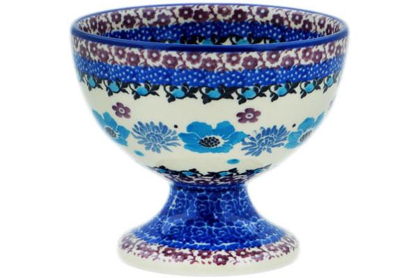 Wine Accessories | Ceramika Artystyczna Goblet 8 oz Blooming Blues Cups & Mugs Ceramika Artystyczna