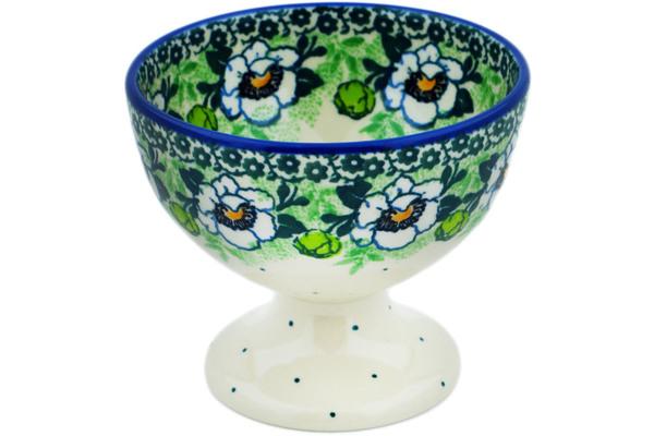 Wine Accessories | Ceramika Artystyczna Goblet 8 oz Green Flora Cups & Mugs Ceramika Artystyczna