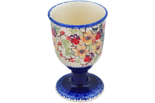 Wine Accessories | Ceramika Nina Goblet 11 oz Dogwood Dreams UNIKAT Cups & Mugs Ceramika Nina