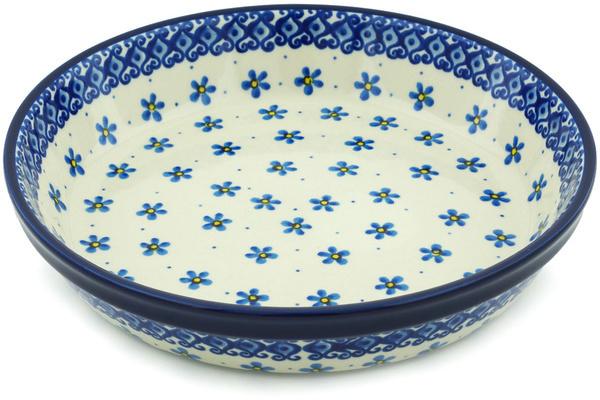 Pie Dishes | Ceramika Artystyczna Pie Dish 10" Flower Doodle Bakeware Ceramika Artystyczna