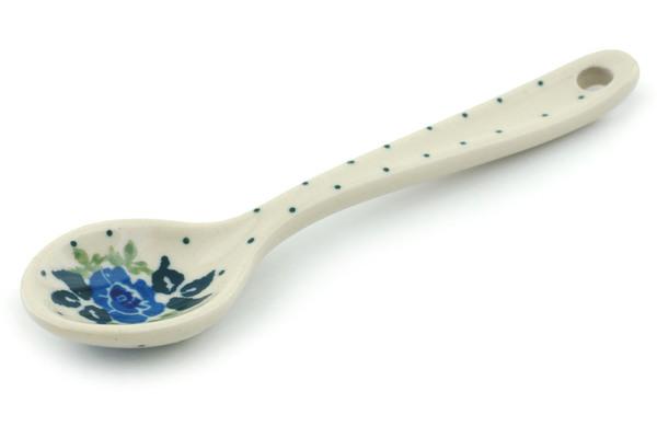 Spoons | Ceramika Artystyczna Sugar Spoon Blue Rose Kitchen & Dining Ceramika Artystyczna