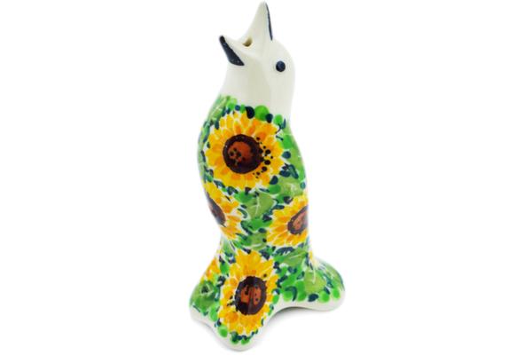 Kitchen Accessories | Ceramika Artystyczna Pie Bird 4" Sunflower Bliss UNIKAT Bakeware Ceramika Artystyczna