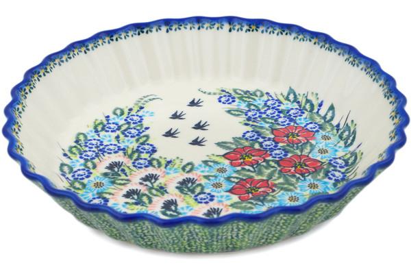 Pie Dishes | Dalia Fluted Pie Dish 10" Royal Meadow UNIKAT Bakeware Dalia