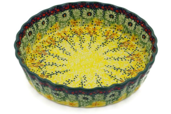 Pie Dishes | Manufaktura Pie Dish 8" Sunshine Grotto UNIKAT Bakeware Manufaktura