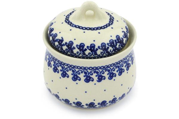 Jars | Zaklady Ceramiczne Jar with Lid 4" Blue Lace Vines Jars Jars