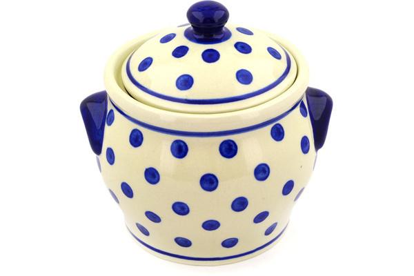 Jars | Zaklady Ceramiczne Jar with Lid and Handles 6" Polka Dot Jars Jars