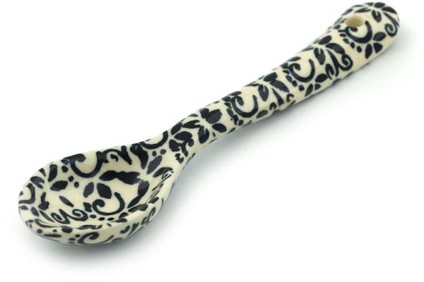 Spoons | Zaklady Ceramiczne Spoon 5" Black Lace Vines Kitchen & Dining Spoons