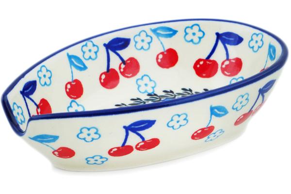 Trays | Ceramika Artystyczna Spoon Rest 5" Cherry Pickinu0027 Kitchen & Dining Ceramika Artystyczna