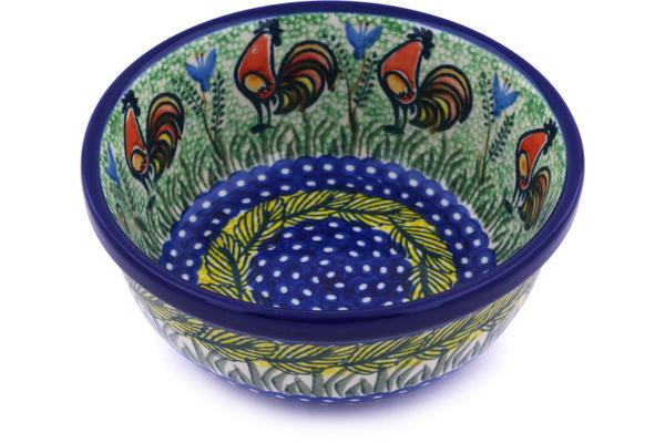 Bowls | Ceramika Artystyczna Bowl 6" Rooster Parade UNIKAT Bowls Bowls