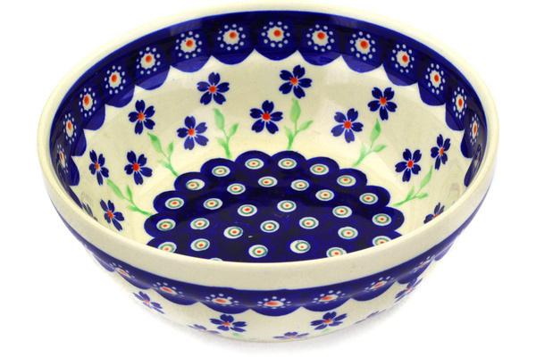 Bowls | Zaklady Ceramiczne Bowl 7" Bright Peacock Daisy Bowls Bowls